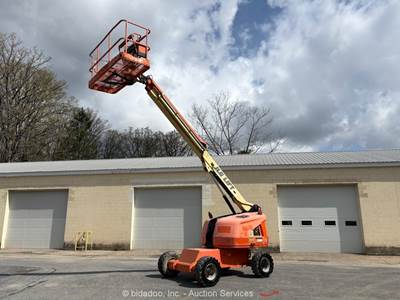 2015 JLG 400S 40' 4WD Diesel Telescopic Boom Lift Man Aerial Platform bidadoo