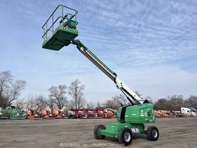 2016 JLG 400S 40' 4WD Dual Fuel Telescopic Boom Lift Man Aerial Platform bidadoo