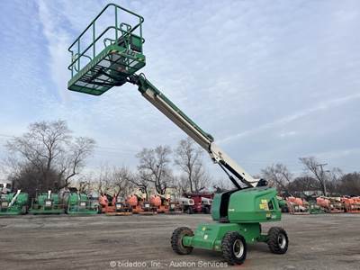 2015 JLG 400S 40' 4WD Diesel Telescopic Boom Lift Man Aerial Platform bidadoo