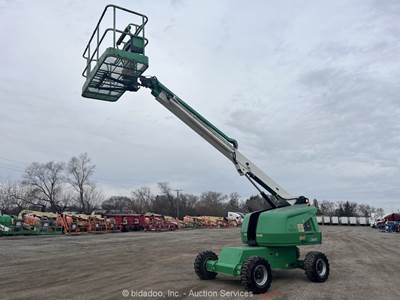 2017 JLG 400S 40' 4WD Diesel Telescopic Boom Lift Man Aerial Platform bidadoo
