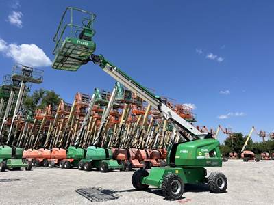 2015 JLG 400S 40' 4WD Diesel Telescopic Boom Lift Man Aerial Platform bidadoo