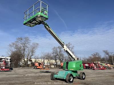 2016 JLG 400S 40' 4WD Diesel Telescopic Boom Lift Man Aerial Platform bidadoo