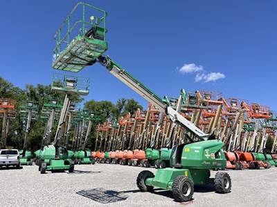 2015 JLG 400S 40' 4WD Diesel Telescopic Boom Lift Man Aerial Platform bidadoo