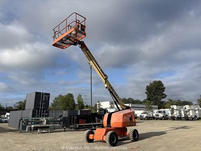 2017 JLG 400S 40' 4WD Diesel Telescopic Boom Lift Man Aerial Platform bidadoo