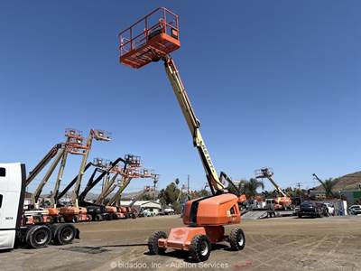 2016 JLG 400S 40' 4WD Diesel Telescopic Boom Lift Man Aerial Platform bidadoo