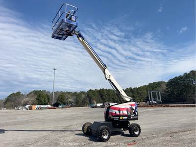 2017 JLG 400S 40' 4WD Diesel Telescopic Boom Lift Man Aerial SkyPower bidadoo