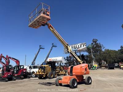 2017 JLG 400S 40' 4WD Diesel Telescopic Boom Lift Man Aerial Platform bidadoo