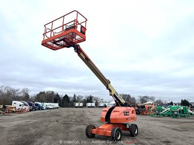 2014 JLG 400S 40' 4WD Diesel Telescopic Boom Lift Man Aerial bidadoo