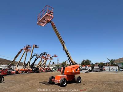2016 JLG 400S 40' 4WD Diesel Telescopic Boom Lift Aerial Platform Gen bidadoo