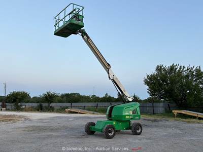 2017 JLG 400S 40' 4WD Diesel Telescopic Boom Lift Man Aerial Platform bidadoo