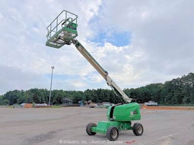 2017 JLG 400S 40' 4WD Dual Fuel Telescopic Boom Lift Man Aerial Platform bidadoo