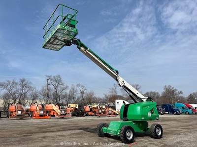 2017 JLG 400S 40' 4WD Diesel Telescopic Boom Lift Man Aerial Platform bidadoo