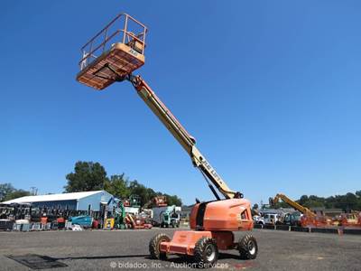 2016 JLG 400S 40' 4WD Diesel Telescopic Boom Lift Man Aerial Platform bidadoo