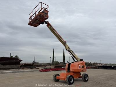 2017 JLG 400S 40’ 4WD Diesel Telescopic Boom Lift Man Aerial Platform bidadoo