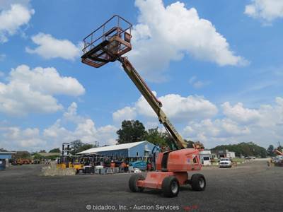 2016 JLG 400S 40' 4WD Diesel Telescopic Boom Lift Man Aerial Platform bidadoo