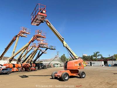 2017 JLG 400S 40' 4WD Diesel Telescopic Boom Lift Man Aerial Platform bidadoo