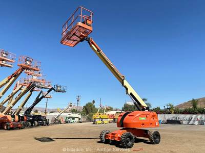 2013 JLG 400S 40' 4WD Diesel Telescopic Boom Lift Man Aerial Platform bidadoo
