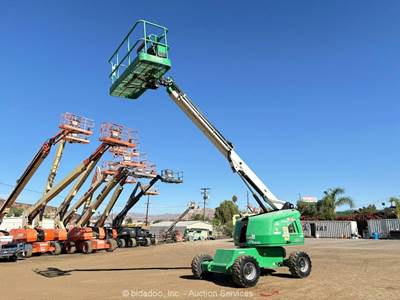 2018 JLG 400S 40' 4WD Diesel Telescopic Boom Lift Man Aerial Platform bidadoo