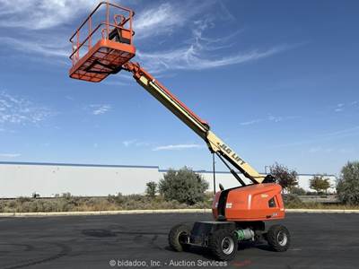 2016 JLG 400S 40' 4WD Dual Fuel Telescopic Boom Lift Man Aerial Platform bidadoo