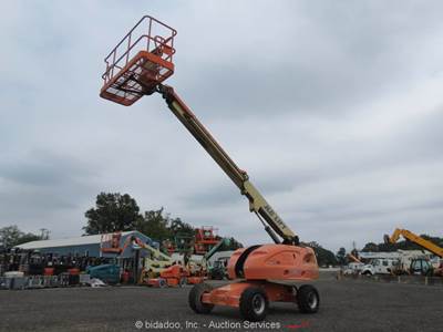 2014 JLG 400S 40' 4WD Diesel Telescopic Boom Lift Man Aerial Platform bidadoo