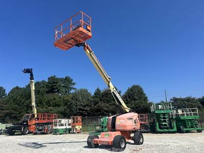 2018 JLG 400S 40' 4WD Diesel Telescopic Boom Lift Platform Man Aerial bidadoo