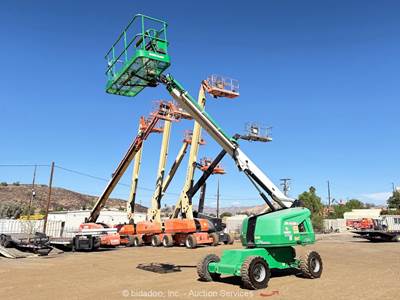 2018 JLG 400S 40' 4WD Diesel Telescopic Boom Lift Man Aerial Platform bidadoo