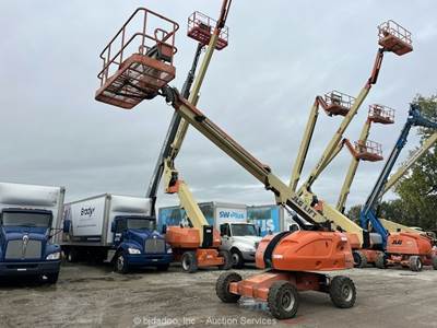 2013 JLG 400S 40' 4WD Diesel Telescopic Boom Lift Man Aerial Platform bidadoo
