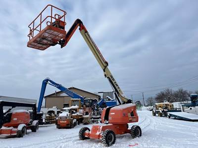 2015 JLG 460SJ 46' 4WD Diesel Telescopic Boom Lift Man Aerial Platform bidadoo