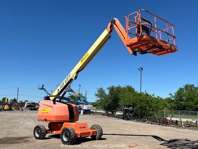 2018 JLG 460SJ 46’ 4WD Diesel Telescopic Boom Lift Man Aerial Platform bidadoo