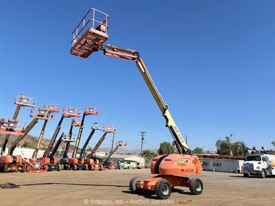2013 JLG 460SJ 46' 4WD Diesel Telescopic Boom Lift Man Aerial Platform bidadoo
