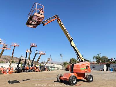 2015 JLG 460SJ 46' 4WD Diesel Telescopic Boom Lift Man Aerial Platform bidadoo