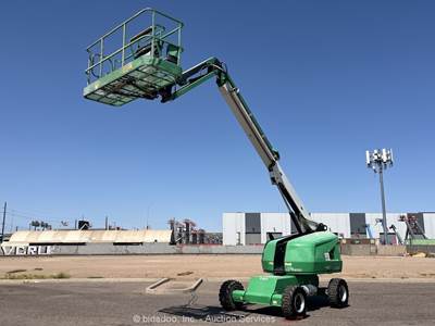 2018 JLG 460SJ 46' Dual Fuel Telescopic Boom Lift  Aerial Work Platform bidadoo