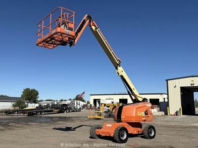 2018 JLG 460SJ 46' 4WD Diesel Telescopic Boom Lift Man Aerial Platform bidadoo