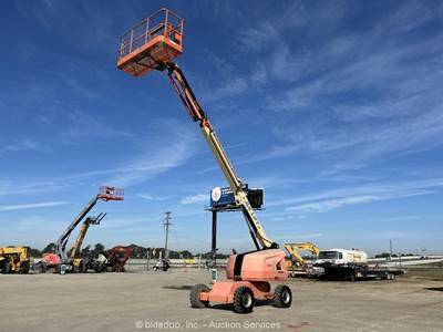2017 JLG 460SJ 46' 4WD Diesel Telescopic Boom Lift Man Aerial Platform bidadoo