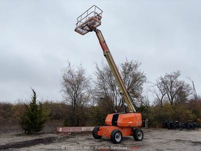 2014 JLG 600S 60' 4WD Diesel Telescopic Boom Lift Man Aerial Skypower bidadoo
