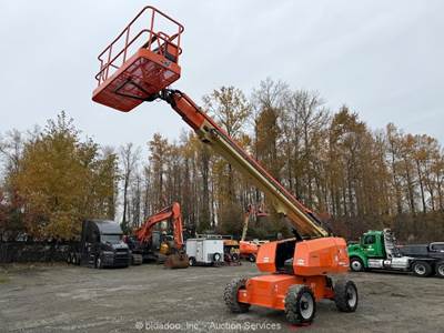 2016 JLG 600S 60' 4WD Diesel Telescopic Boom Lift Man Aerial Platform bidadoo
