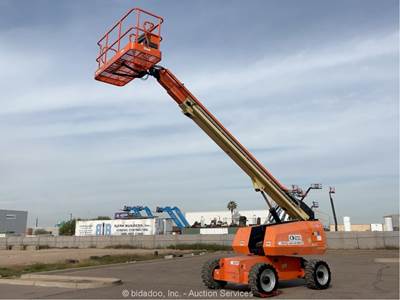 2015 JLG 600S 60' 4WD Diesel Telescopic Boom Lift Man Aerial SkyPower bidadoo