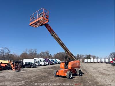 2016 JLG 600S 60' 4WD Dual Fuel Telescopic Boom Lift Man Aerial Platform bidadoo
