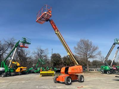 2011 JLG 600S 60’ 4WD Diesel Telescopic Boom Lift Man Aerial Platform bidadoo