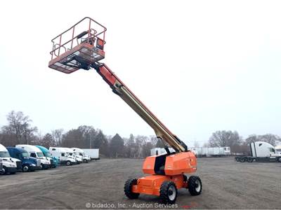2016 JLG 600S 60' 4WD Diesel Telescopic Boom Lift Man Aerial SkyPower bidadoo
