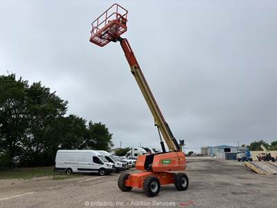 2008 JLG 600S 60' 4WD Diesel Telescopic Boom Lift Aerial Platform RECON bidadoo