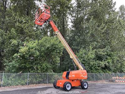 2017 JLG 600S 60' 4WD Diesel Telescopic Boom Lift Man Aerial Platform bidadoo