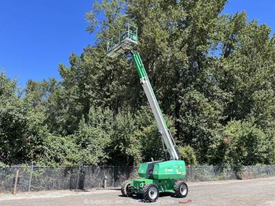 2017 JLG 600S 60' Dual Fuel Telescopic Boom Lift Manlift Aerial Platform bidadoo