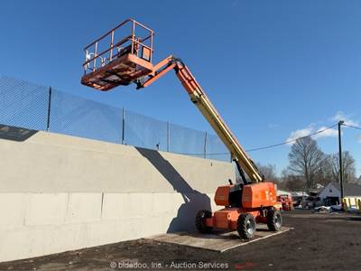 2013 JLG 660SJ 66' 4WD Diesel Telescopic Boom Lift Aerial Jib Platform bidadoo