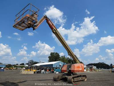 2016 JLG 660SJC 66’ Diesel Tracked Telescopic Boom Lift Man Aerial bidadoo