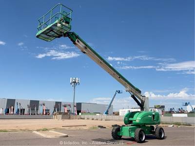 2007 JLG 800S 80' 4WD Diesel Telescopic Boom Lift SkyPower Aerial RECON bidadoo