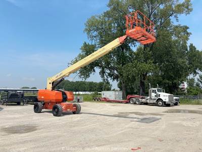 2015 JLG 800S 80' 4WD Diesel Telescopic Boom Lift Man Aerial SkyPower bidadoo