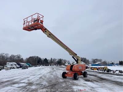 2015 JLG 800S 80' 4WD Diesel SkyPower Telescopic Boom Lift Man Aerial bidadoo