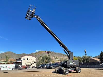 2014 JLG 800S 80' 4WD Propane Telescopic Boom Lift Man Aerial Platform bidadoo