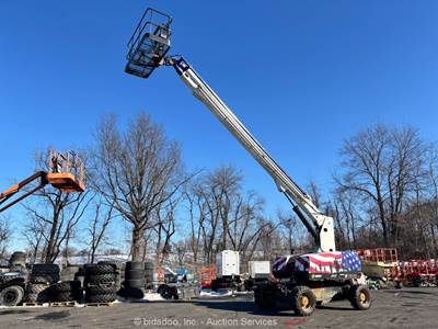2016 JLG 800S 80' 4WD Diesel Telescopic Boom Lift Man Aerial Platform bidadoo